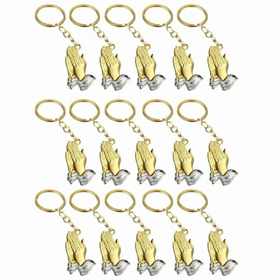 Handcraft Praying Hands Pendant Prayer Hands Keychain Charm Symbolizing Blessings and Wishes for Gift Personal Amulets