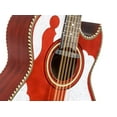 thumbnail image 3 of H. Jimenez LBQ4E El Patron Acoustic-Electric Bajo Quinto Transparent Red, 3 of 6