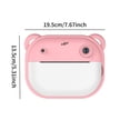 thumbnail image 2 of MOMOTER Kids Instant Print Camera, 1080P Digital, 2.0" Screen, Selfie Video MP3 Games, 32GB Card, 4 Paper Rolls, Toy Gift Pink, 2 of 9