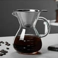 thumbnail image 5 of Cafetera de Vidrio con Filtro Cafeteras Espresso Resistentes A Altas Temperaturas Servidor de Café con Escala Graduada 400 Ml, 5 of 5