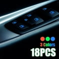thumbnail image 3 of Car Door Window Switch Luminous Stickers Car Sticker Night Accessories L3A6, 3 of 7
