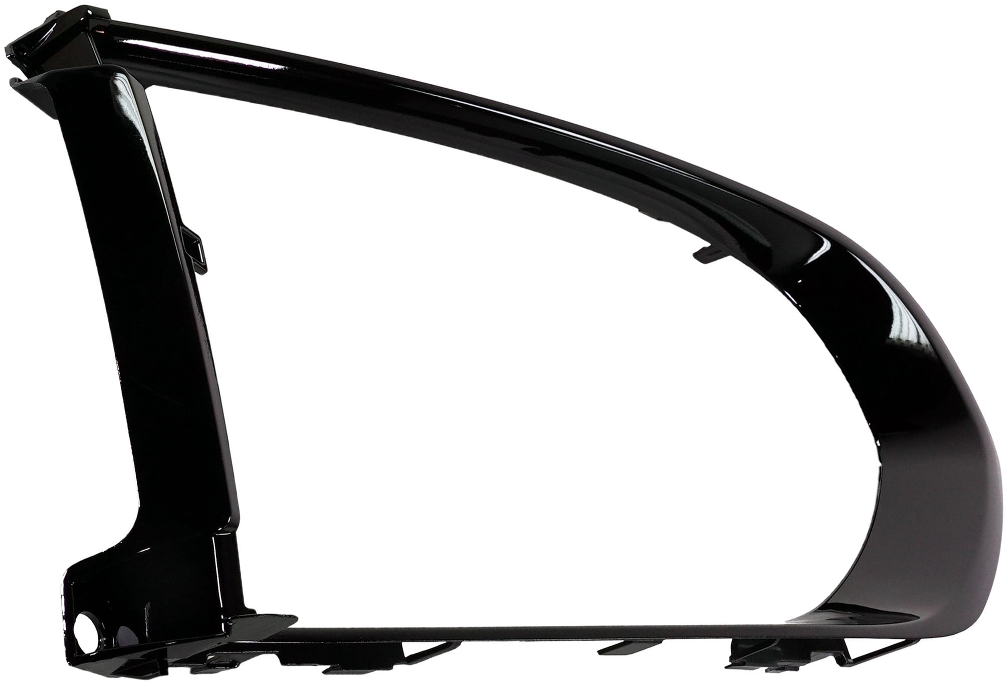Grille Trim Compatible with 2017-2020 Jaguar F-Pace Right Passenger Painted Black