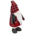 thumbnail image 4 of Northlight 41-Inch LED Lighted Red and Black Plaid Extendable Gnome Christmas Figure - 41", 4 of 5