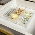 thumbnail image 5 of Martha Stewart Brody 3 Pack Stack and Slide Plastic Tray Office Desktop Organizer, 3" x 7.5", 5 of 10