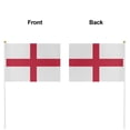 thumbnail image 3 of England Stick Flags 5.5x8.2 Inch, 6 Pack - Mini Handheld Flags for Soccer Matches & Euros Support, 3 of 8