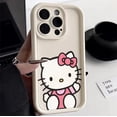 thumbnail image 3 of Sanrio-funda estereoscópica 3D de Hello Kitty para IPhone, carcasa trasera de silicona suave para IPhone 15, 14, 13, 12, 11 Pro Max, XR, XS, 7, 8 Plus, SE2, Y2K, 3 of 5
