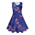 thumbnail image 4 of WERYOUNG Girls Independence Day Sleeveless Dresses For Girls Round Neck Red White Blue Patriotic Party Dress 250th Anniversary USA Festival Dress Soft Sundress 5-6 Years, 4 of 4