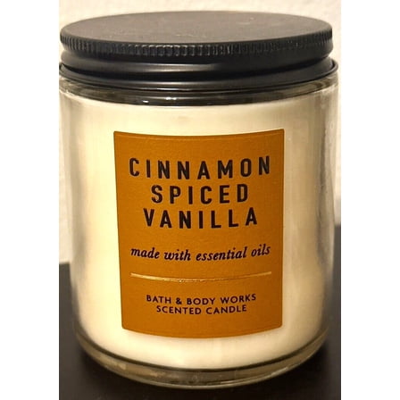Bath & Body Works Cinnamon Spiced Vanilla One Wick Candle