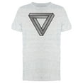 thumbnail image 1 of Impossible Triangle Line Art Tee Men's -Image by Shutterstock, 1 of 2