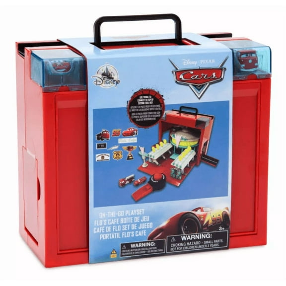Disney Parks Flo's V8 Cafe On-the-Go Play Set – Cars Play Set Toy New With Tag