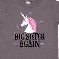 thumbnail image 4 of Inktastic Big Sister Again Unicorn Girls Toddler T-Shirt, 4 of 5