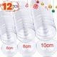 thumbnail image 2 of 1/12 piezas de bolas huecas de plástico transparente rellenables para hacer tú mismo, adornos colgantes para árbol de Navidad, regalos para fiestas en el hogar, caja de decoración, 2 of 5