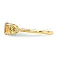 thumbnail image 4 of Primal Gold 10 Karat Yellow Gold Citrine and Diamond Ring, 4 of 7