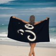 thumbnail image 2 of Serene Glow Beach Towel - Minimalist Design with Spiritual Aesthetic Perfect for Pool Travel and Bathing Adventures, 2 of 6
