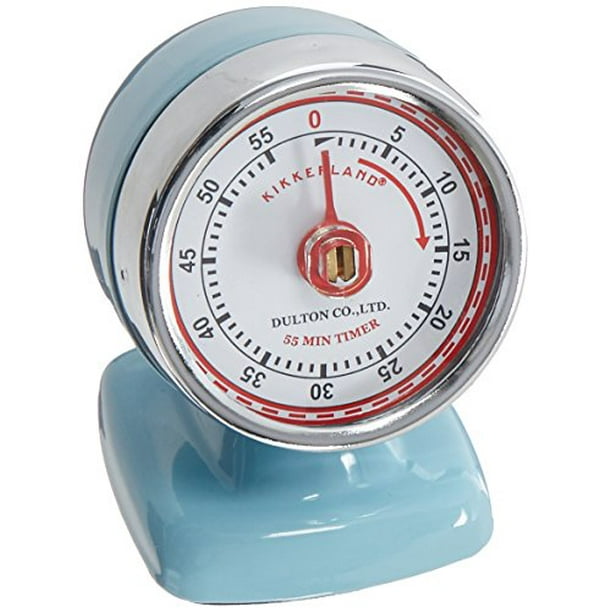 Kikkerland Wind Up COPPER MAGNETIC BACK Kitchen Timer 55 Minute KT051-CO 