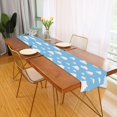 thumbnail image 2 of Yayeee Table Runner 70 inches Long for Home Kitchen Rectangle Dining Table Holiday Party Decoration, Cartoon Cloud Pattern, 2 of 7