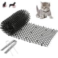 thumbnail image 1 of Alfombrilla anti-gatos con pinchos, alfombrilla repelente para gatos, perros y animales, con 8 anclajes para el suelo, para jardín, vallas, sofás, protege las plantas, 200 x 30 cm, 1 of 5
