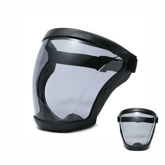 Dsseng Face Shields, PPE Full Plastic Faceshields Guard Anti Fog Reusable For Protection, HD Safety Protective Clear Mask Essential Protection for Adult