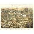 thumbnail image 2 of Ruger 18x15 Gold Ornate Wood Framed with Double Matting Museum Art Print Titled - Aurora Illinois - Ruger 1867, 2 of 4
