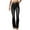 Black, variant on Women's Jeans Booacut High Rise Solid Color High Waist Button Pockets Full Length Pants Jeans