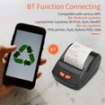 thumbnail image 3 of Label printer,Restaurant Supermarket Retail Thermal Printer Battery Restaurant Supermarket 58mm Mobile Thermal With Android Ios Android Ios Windows Bill Ticket Compatible Ios Windows With, 3 of 6