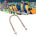 thumbnail image 1 of Colorful Bird Rope Perch Fun Swing And Climbing Cotton Rope Bird Toys Suitable For Parakeets Bird Rope Perch Fun ParakeetsRope Swing Perch Colorful Swing Climbing Cotton Rope, 1 of 8