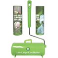 thumbnail image 2 of Leo 6.3-Inch-Wide Lint Roller Super Sticky Surface Ergo Handle Ideal for Pet Hair Removal Includes 8-Inch Handle 1 Roll of 90 Sheets 2 Refill Rolls 90 Sheets Each Total 270 Sheets 1 Roller + 2 Refills, 2 of 8