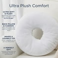 thumbnail image 3 of Cheer Collection Round Donut Pillow - Super Soft Microplush Doughnut Pillow and Comfy Seat Cushion for Kids and Adults, 3 of 5