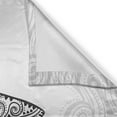 thumbnail image 3 of Ambesonne Fishing Kitchen Curtains, Big Fish Oriental, 55"x45", Pale Grey Charcoal Grey, 3 of 3