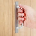 thumbnail image 2 of 4pcs Punch Free Handles Wardrobe Handle Aluminum Alloy Cabinet Pulls Door Handles, 2 of 3