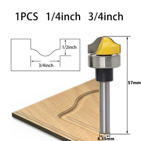 

3/4 Faux Panel Groove Template Router Bit 1/4 Shank