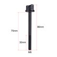 thumbnail image 2 of Unique Bargains M6 x 30mm Thumb Screw Bolt 75mm Rod Hand Driven Spade Nylon Plastic Screws Partial Thread for RC Model Aircraft 10 Pcs, 2 of 3