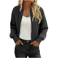 thumbnail image 4 of Ashirexll Winter Coats for Women, Womens Fleece Coats, Zip Up Jacket Long Sleeve Casual Outwear with Pockets for Daily Use, 4 of 7