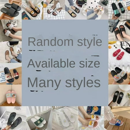 

Slippers men‘s Korean-style outdoor summer fashion home non-slip thick bottom cartoon bathroom beach sandals women