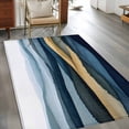 thumbnail image 2 of Abstract Curves Area&nbsp;Rug 4x6ft Colorful Gradient Mountain Impressionist Non-Slip&nbsp;Washable Square&nbsp;Rugs Soft Felt Indoor Floor Mat for Bedroom Kitchen Living Room Bathroom, 2 of 9