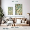 thumbnail image 3 of Elephant Stock Kyoto Blossoms Ii Wall Art - Vertical Multi Panel Canvas - Living Room Wall Decor - Floral And Botanical Multi Panel - Blue And Beige Decor By Silvia Vassileva - 14" x 23", 3 of 4