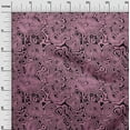 thumbnail image 3 of oneOone Cotton Silk Dusty Purple Fabric Moire Dress Material Fabric Print Fabric By The Yard 42 Inch Wide, 3 of 4