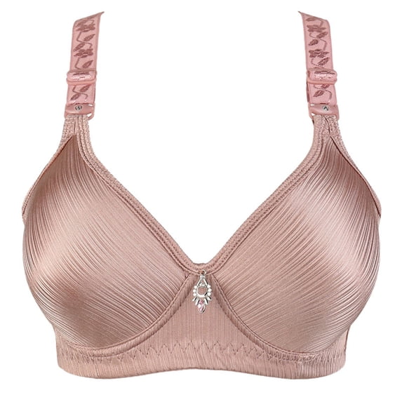 asdoklhq Womens Plus T-Shirt Bras,Women's Bra Wire Free Underwear OnePiece Bra Everyday Underwear Bras