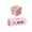 Pink A, variant on Cheese Butter Combo Squishy Toys Sets, Realistic Fidget Toys for Stress Relief, Fake Stick & Swiss Cheese Cube Squeeze Toys Desk Decor Gifts, 2.1" Cheese & 5.3" Butter, Pink