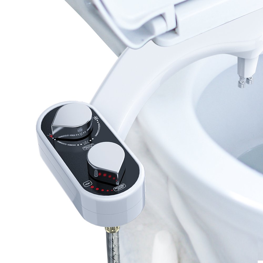 CLEAR REAR The Buttler Bidet Toilet Attachment Easy Setup Non