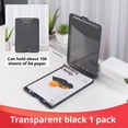 thumbnail image 1 of EGNMCR Back to School, Gift for Kids A4 File Box File Storage File Box Multifunctional File Box Plastic Transparent Folder Storage Wordpad file boxs, 1 of 6