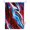 Red, variant on Shower Curtains for Bathroom-36"x72",Red Blue Marble Texture Pattern Waterproof Bath Curtain Grommet Shower Curtain Set with Hooks,
