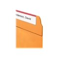 thumbnail image 4 of Smead Reinforced Top Tab Colored File Folders, 1/3-Cut Tabs: Assorted, Legal Size, 0.75" Expansion, Orange, 100/Box, 4 of 5