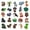 Multi-color, variant on 25PCS Jungle Animal Shoe Charms Cute Wild Animal Shoe Charms for Clog Decoration Fun Shoe Accessories for Girls Boys Teens Kids Adults