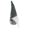 thumbnail image 2 of Northlight Standing Gnome with Chevron Hat Christmas Figure - 12" - Gray and White, 2 of 4