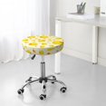 thumbnail image 5 of Classic Cute Duck Round Bar Stool Seat Covers, Elastic Round Chair Cover Stool Seat Slipcover Bar Stool Cushions Round Pad for 12-14 inch, 5 of 5