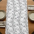 thumbnail image 5 of Table Runners 36 Inches Long Dress Scarves, Natural Trees Branches Farmhouse Kitchen/Dining Table Runner, Short Coffee Tablerunners, Colored Birds Vintage Rustic 13x36 Inch, 5 of 9