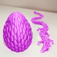 thumbnail image 3 of Dragón de cristal impreso en 3D 165/12 en juguetes de escritorio ejecutivo de juguete de dragón articulado, 3 of 7