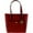 Burnt Red, variant on Michael Kors Women's Medium Jet Set Saffiano Leather Zip Top Tote Top-Handle Bag - Orange