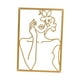 thumbnail image 3 of Arte de Pared Gloria Escultura de Pared Minimalista Cuerpo Femenino, 3 of 9